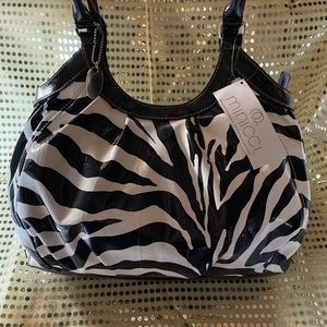 Brand new with Tags zebra print purse